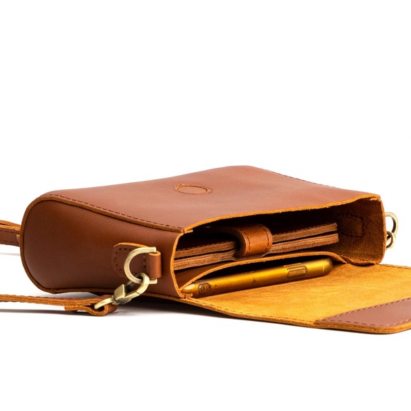 Portland Leather - Metro Mini Crossbody in Havana - Picture 7 of 7